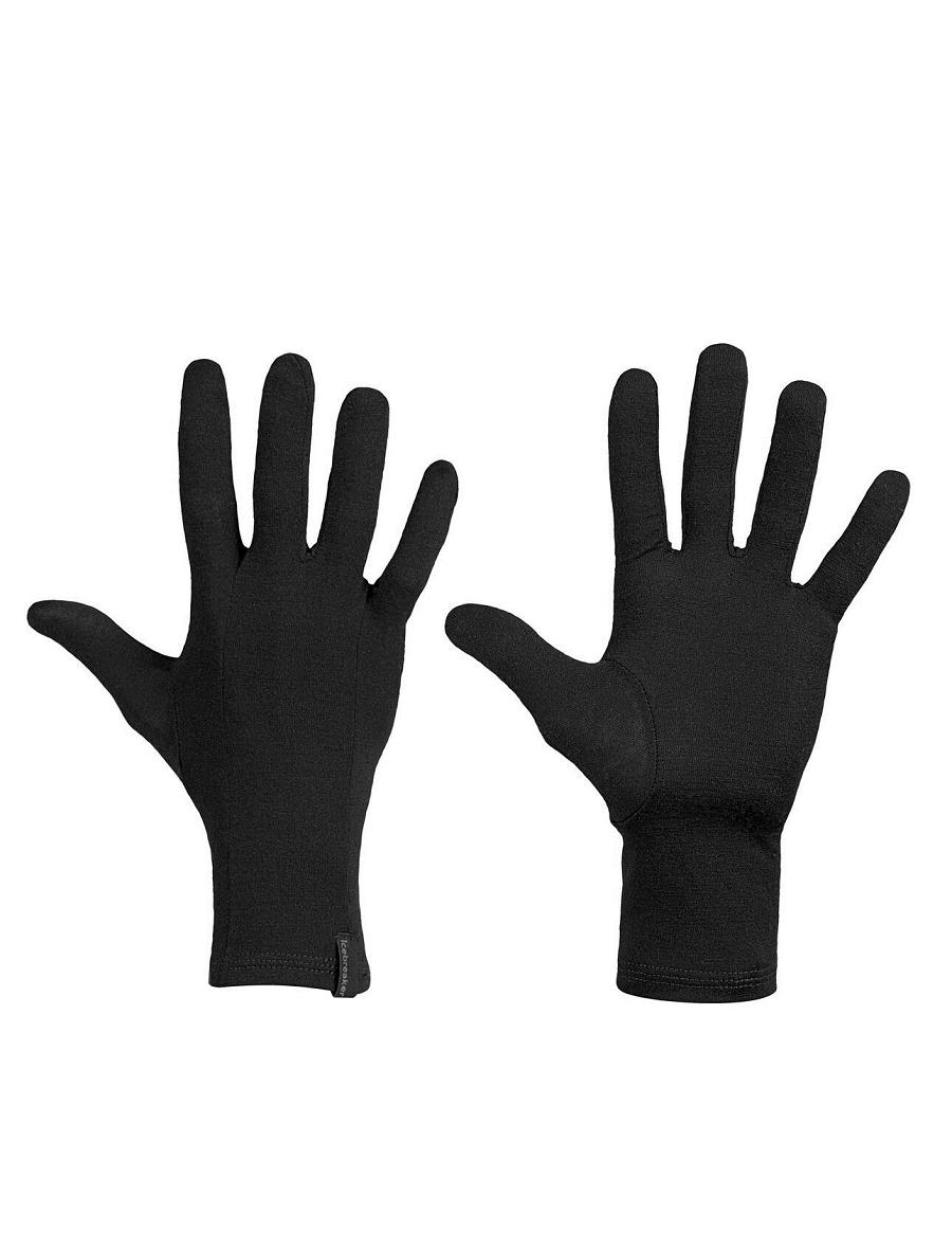 Icebreaker Unisex Merino 200 Oasis Glove Liners Férfi Kesztyű Fekete | HU 1055QMAZ